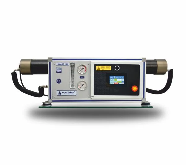Representative Aqua Prime SMART 100 and SMART 150 family marine water maker