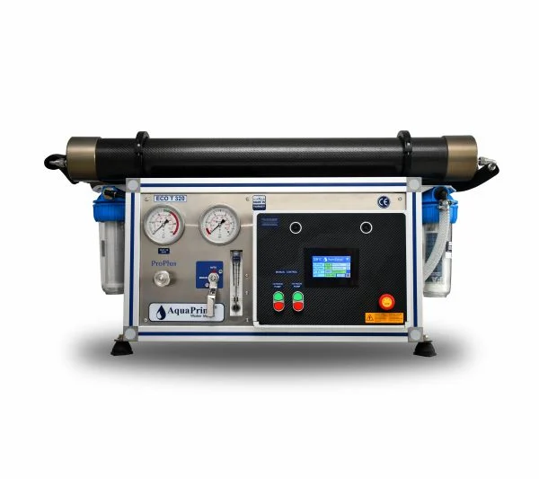 Aqua Prime ECO T/D 320 and ECO T 320 Pro Plus reverse-osmosis marine water maker