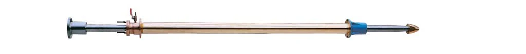 Complete long marine tail shaft assembly with end fittings