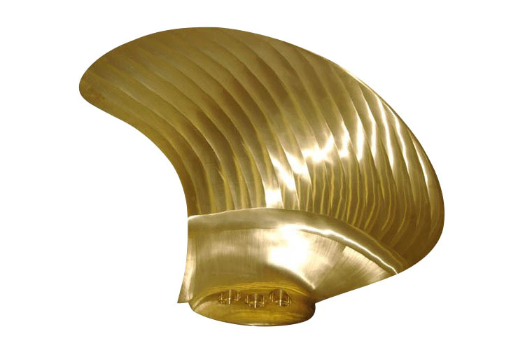 Bronze controllable-pitch propeller replacement blade