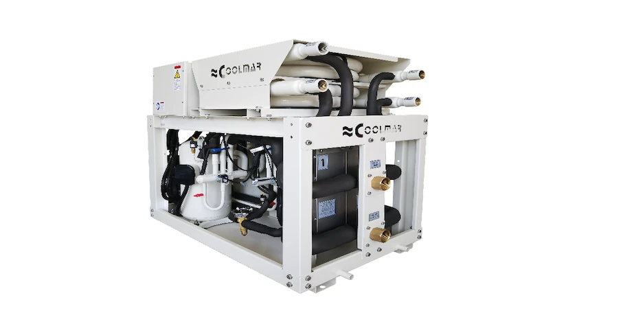 Coolmar compact modular marine chiller unit