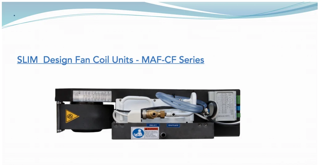 Coolmar marine fan coil FCU gt component detail 2