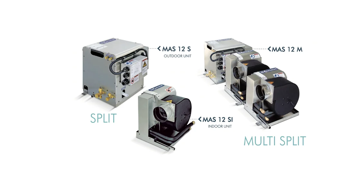 Coolmar self-contained marine air-conditioning MAS