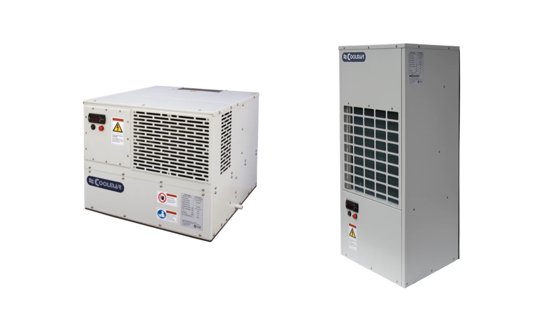 Coolmar switchboard air-conditioning units in two cabinet formats