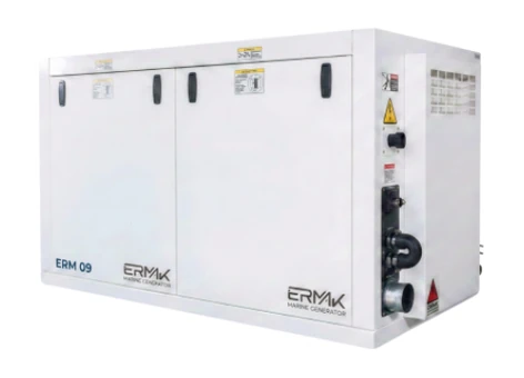 ERM 09 9 kVA three phase 230/400V 50Hz marine diesel generator