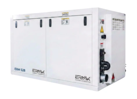 ERM S28 28 kVA single phase 120V 60Hz marine diesel generator