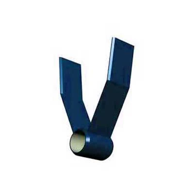 Blue marine A-bracket shaft strut with bearing housing
