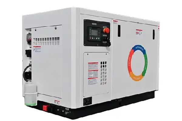 Enclosed marine diesel generator supplied by ERBA Marine in Dubai