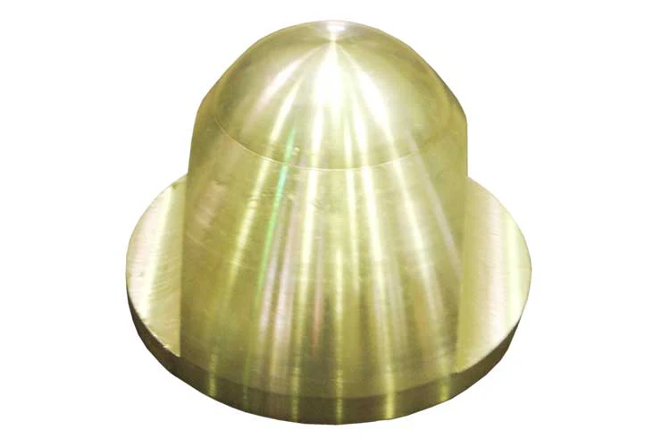 Machined bronze marine propeller cone nut