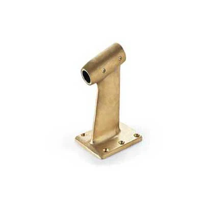 Bronze platform-type marine P-bracket for propeller shaft support