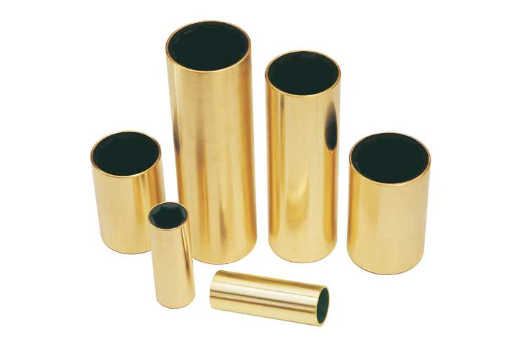 Water-lubricated cylindrical marine shaft bearings in multiple sizes