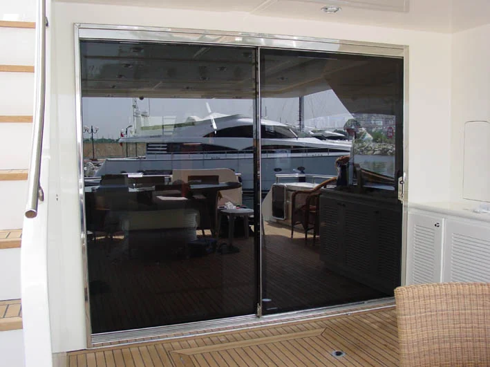 Bofor custom marine closure two-wing sliding project example official reference
