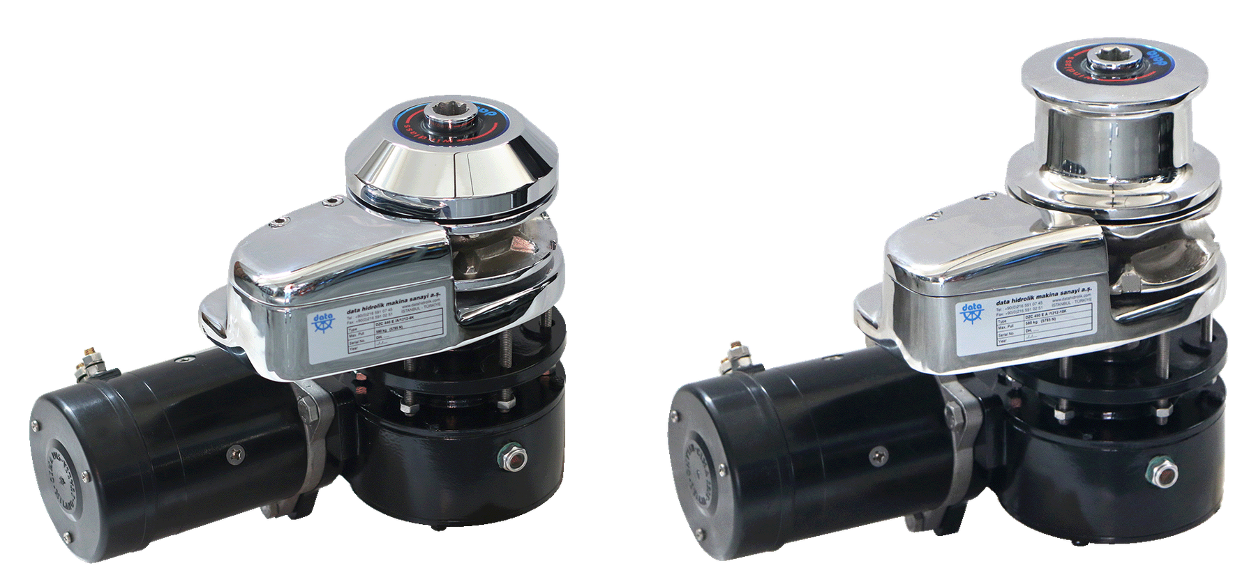 Data Hidrolik DZC 440E/450E vertical anchor windlass